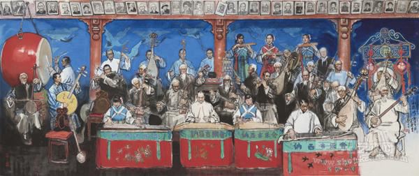 《水龙吟》 史国良 475x191cm 2014