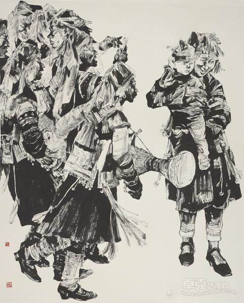 《节日》 殷会利 248x149cm 2014