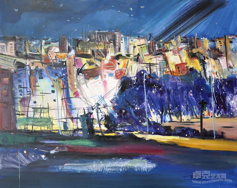 《魅-城》之五  100X80CM  布面油画  陈新良
