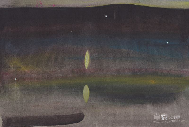 《鬼火》张雷  纸本水彩  20×30cm (2)
