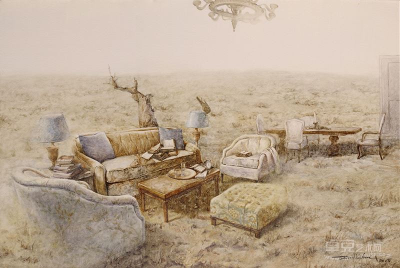 张庆慧-这么近，那么远-23 -布面油画-120cm×80cm -2013