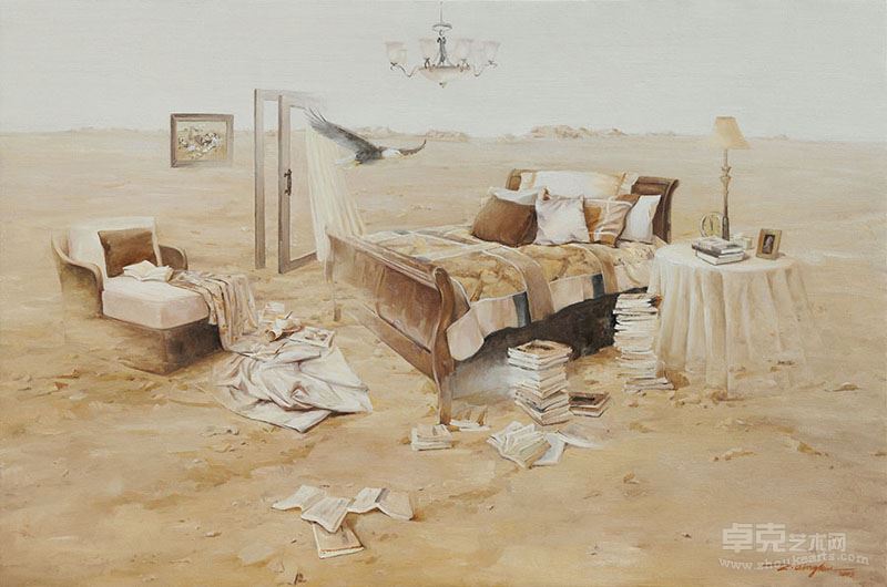 张庆慧-这么近，那么远-21 -布面油画 -120cm×80cm -2013