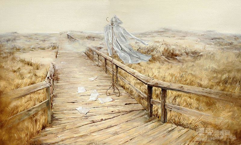 张庆慧-这么近，那么远-16 -布面油画 -150cm×90cm -2013