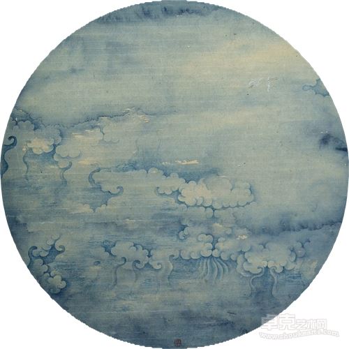 黄威 云游系列 45×45cm 纸本设色 2015