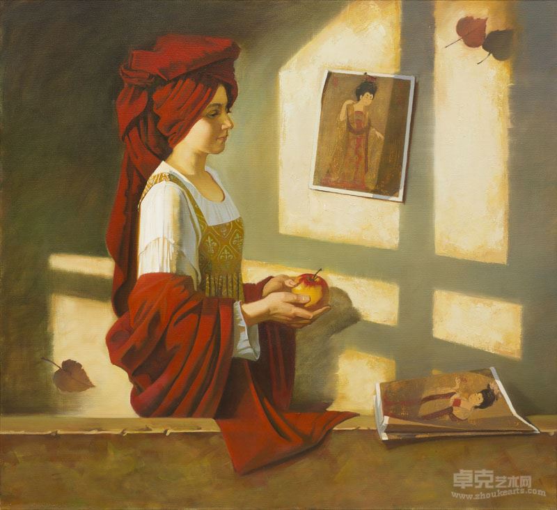 时空物语之一——仕女图  布面油画  叶蓓蓓  130X140CM