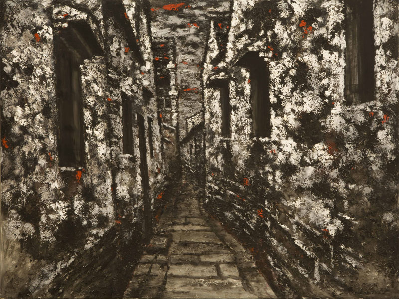逝色系列  布面油画  贺文斌  150X200CM