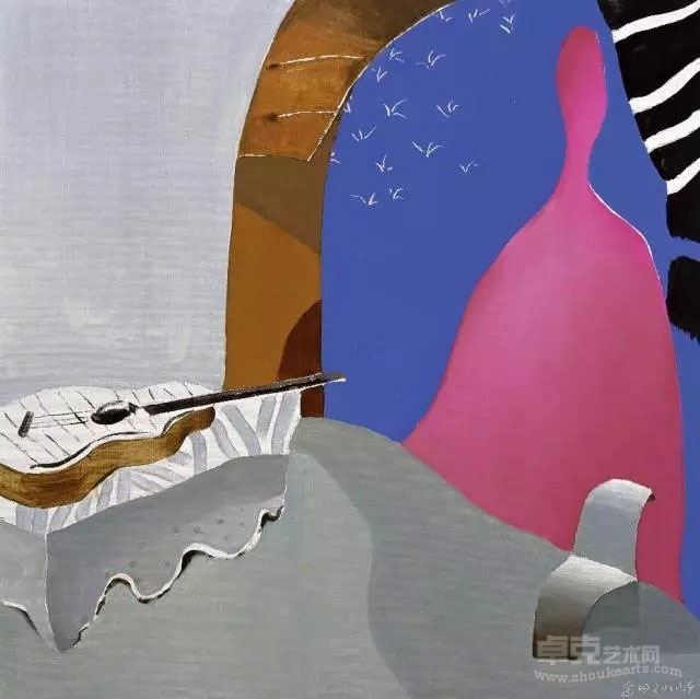 《夜曲》81cm×81cm 布面油画 2010年