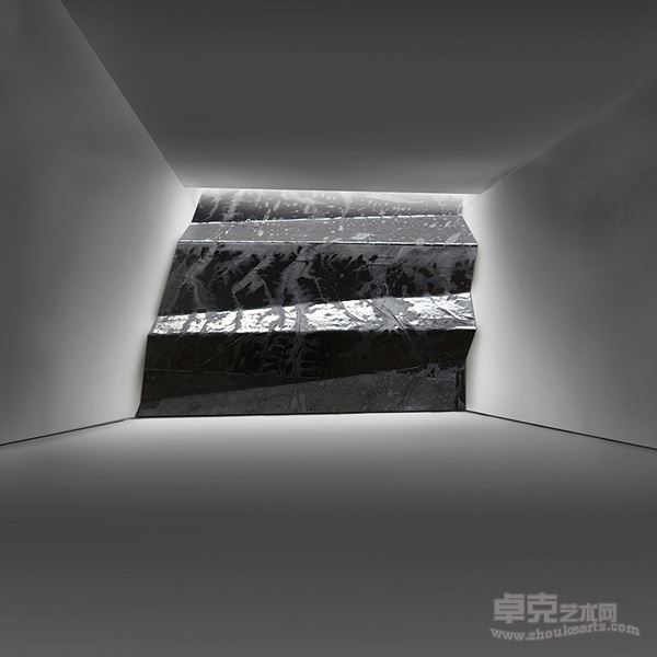 郑重宾，《层层天墙》，2015年，空间与光线装置，空间图效果图。