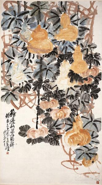 葫芦图轴