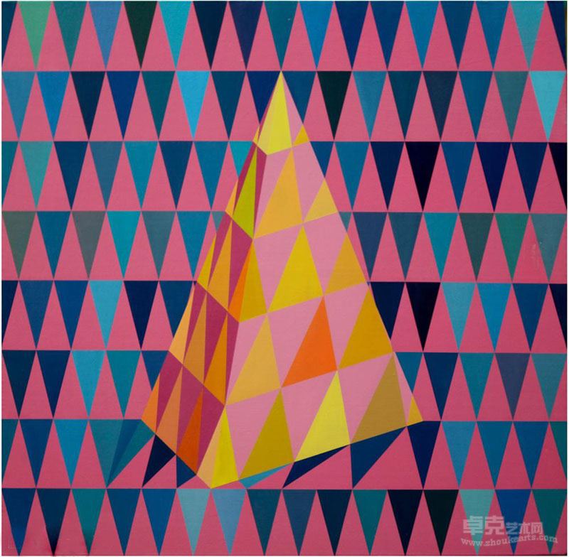 郭梦垚 Coco Guo 《错》Wrong 80_80cm 布面油画 Oil on Canvas 2012