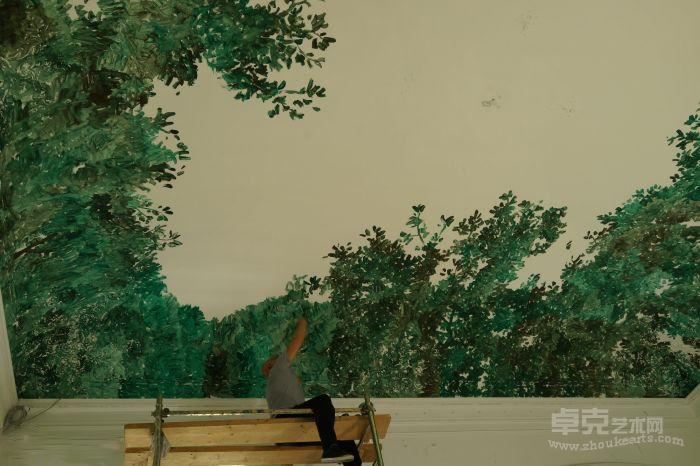 张恩利，空间绘画，2013年，意大利