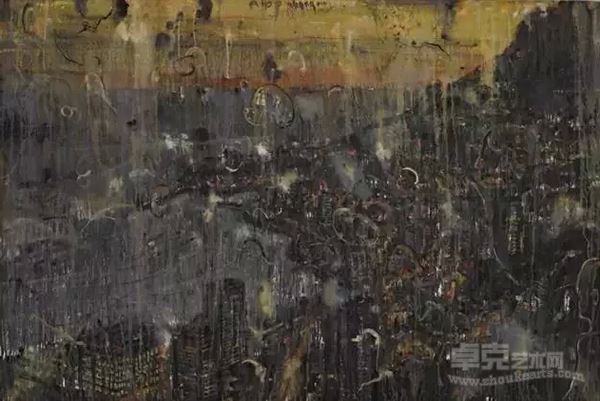 赵峥嵘 《黄昏，在我透明的忧伤里》   布面油画