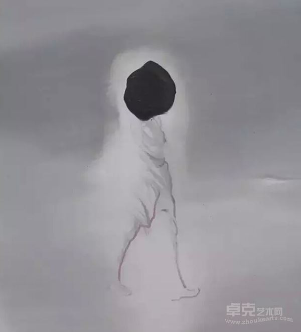 许东生 《谶》  布面油彩   80×70cm 2015