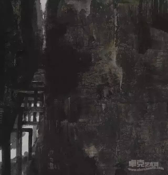 邹明 《时光留痕》200×200cm 2015年