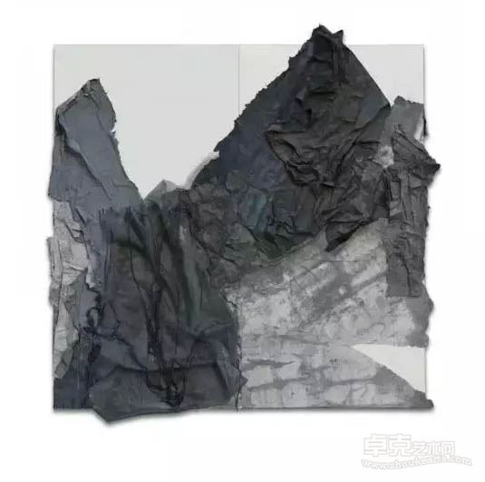 周璐 《盛世崇山》 180×180cm 2015年