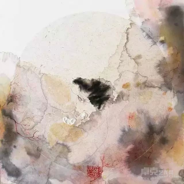 尹乔英子《沌隙》 33×33cm 2015年