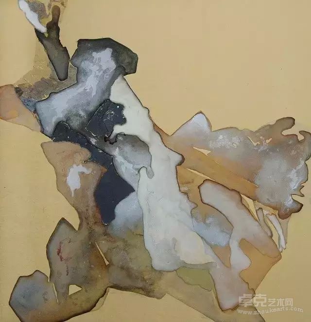 杨洋 《霓裳·峦》综合材料 70×70cm 2015年
