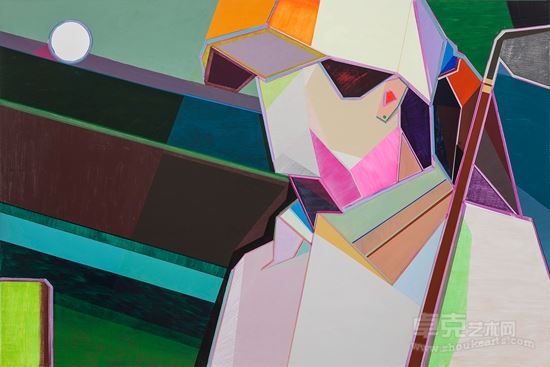 GaoLudi_Golf_2014_布面丙烯_acrylic on canvas_200x300cm