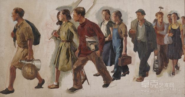 唐一禾 七七号角 33.3×61cm 1952
