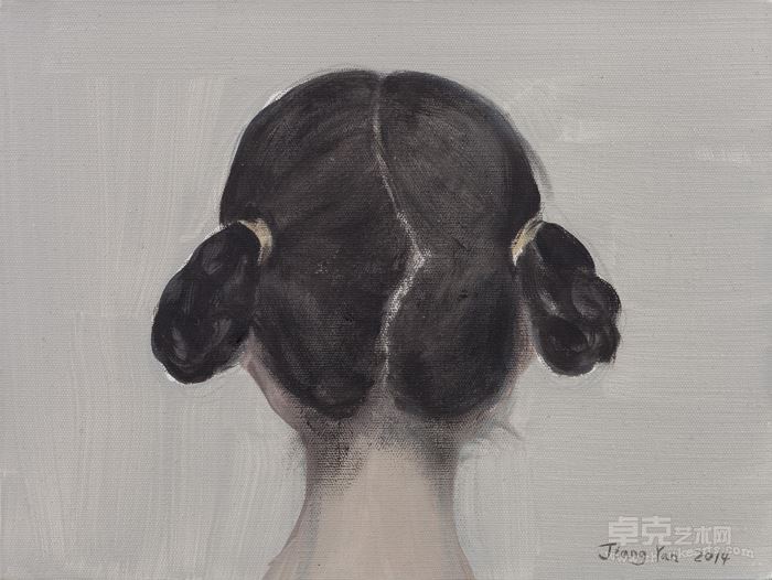 辫儿1_Braid-1_30x40cm_布面丙烯_acrylic on canvas_2014