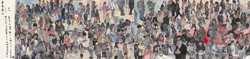 手中情人，555X125cm