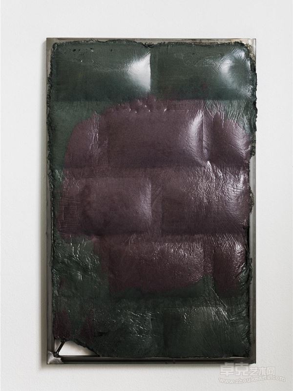 NB_Secured Wall_2015_Metal,polyurethane foam_70 x 45 x 12 cm