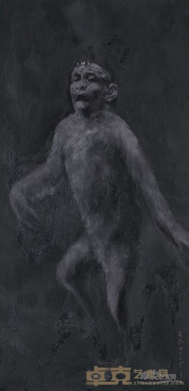 孙悟空 布面油画