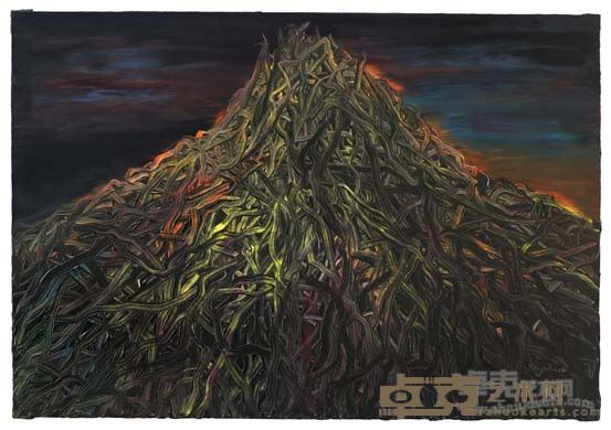 余辉-布上油彩-180cm×260cm-2014年