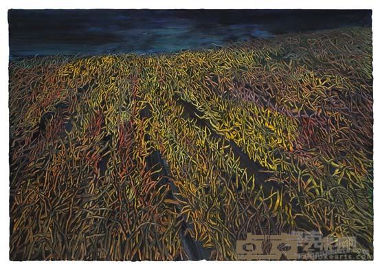 野蛮生长-布上油彩-180cm×260cm-2014年