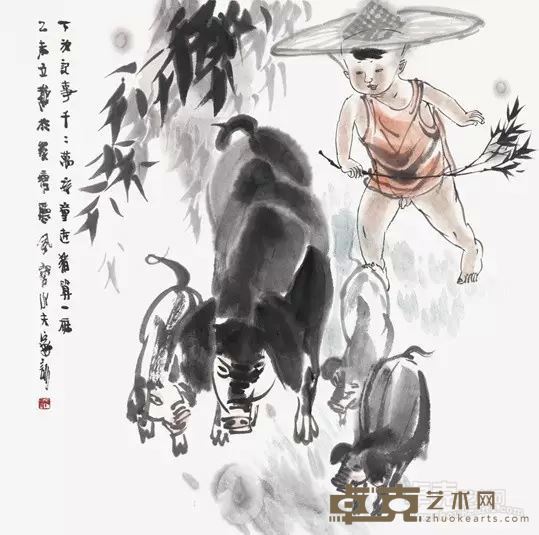 下放记事千千万　50cm×50cm 纸本　2015年