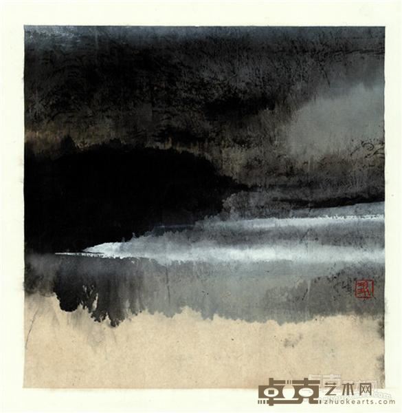 《天与地(三)》 冯永基 30x30cm