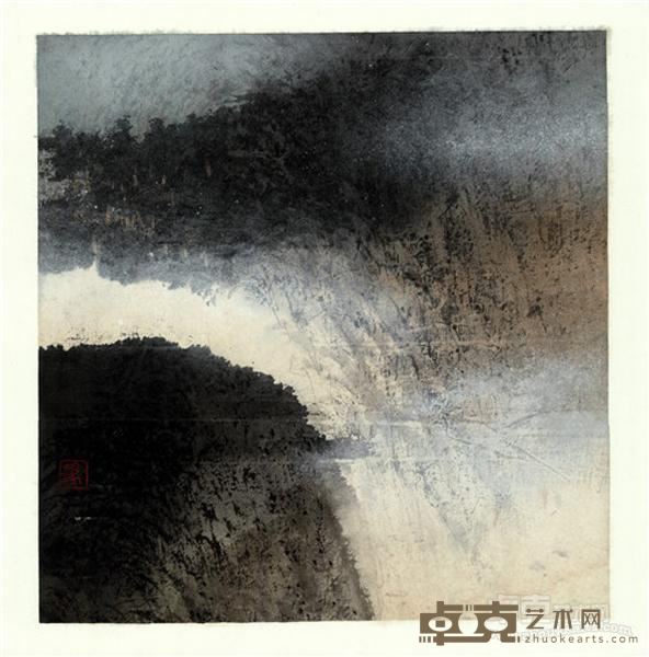 《天与地(二)》 冯永基 30x30cm