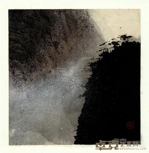 《天与地(一)》 冯永基 30x30cm