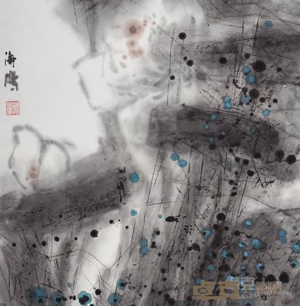《荷系列二》 米海鹏 45x45cm