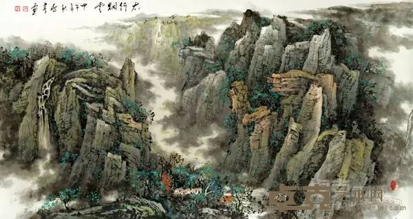 尹燕青 太行烟云