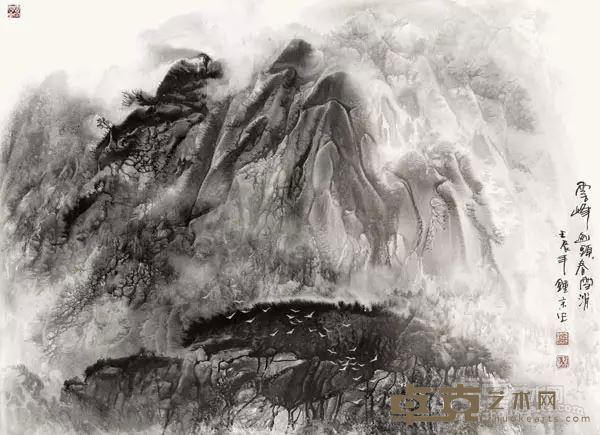 锺京 雪峰山头春雪消