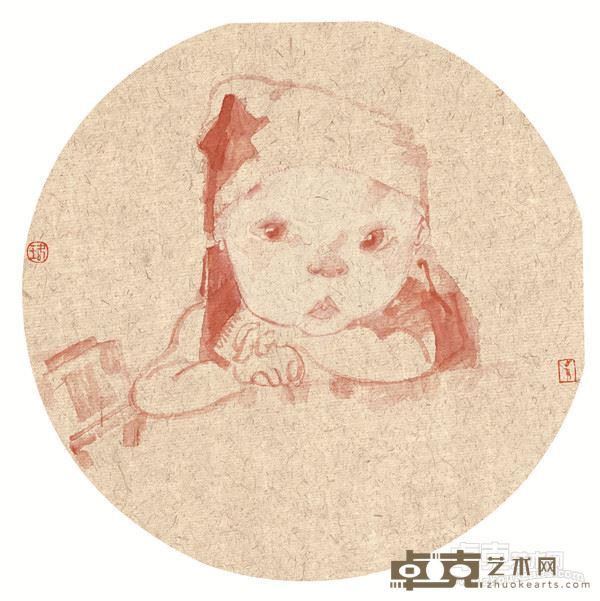 Baby 王晓珞 纸本水墨 2015