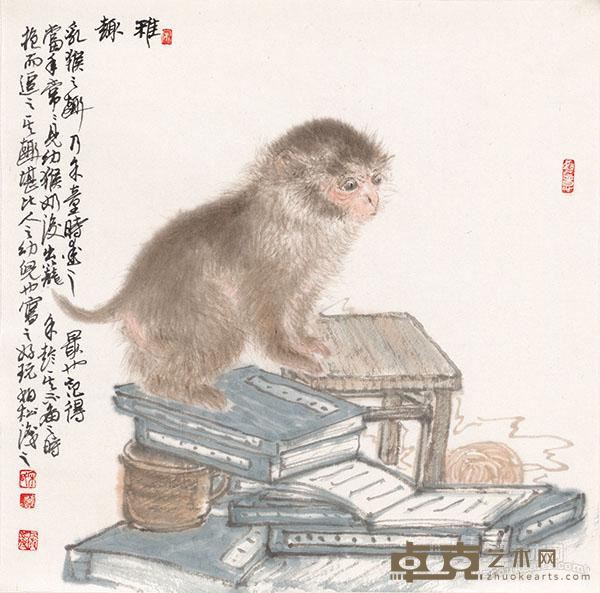 稚趣 34x34cm