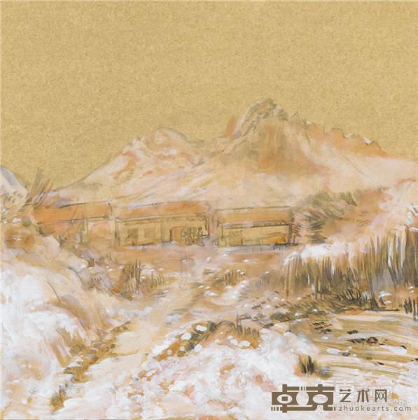 张子康《山水系列之八》 58 ×58 cm 2013年