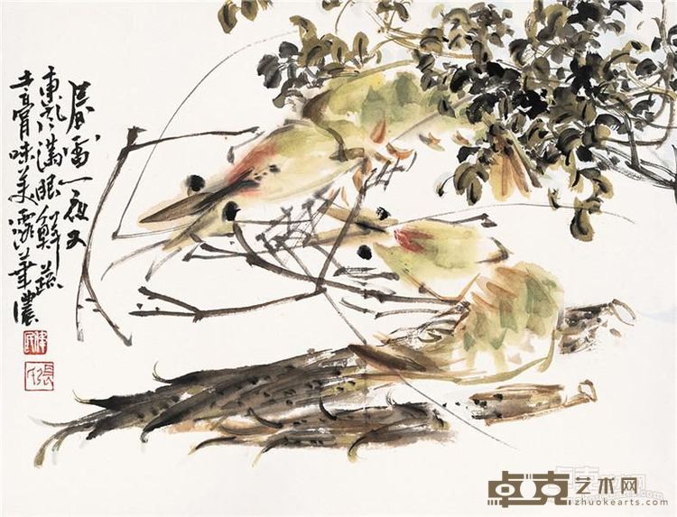 张伟民《春雷一声》  33.5 ×46 cm 2012-2014年