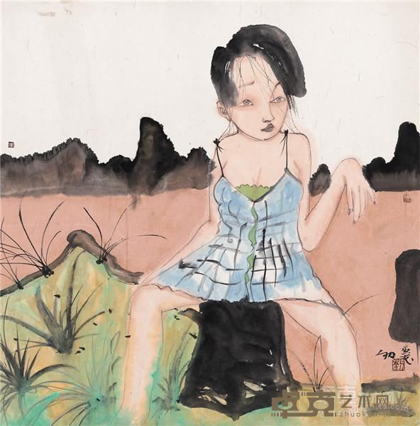 刘庆和 《左手》 67×67cm 2009年