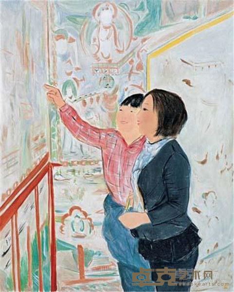 《临摹工作的开始》 武艺 50x40cm 2010年