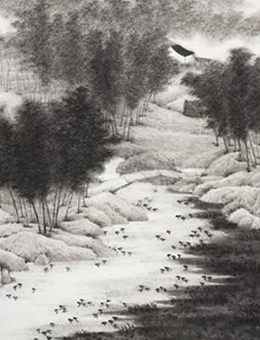 “主静居敬”许经文 许开娇联展