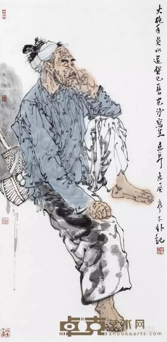 徐惠泉 《火枪手吴水道》 136cm x 68cm 2013年
