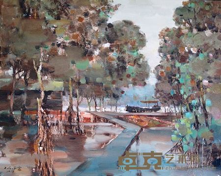《红树林》，周国富，60x90cm，布面油画，2013