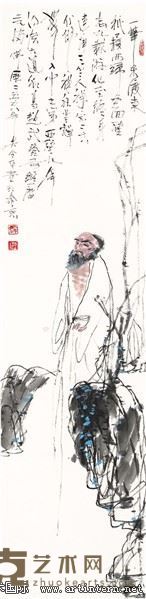 泰国-吴令平《人物国画》34x136