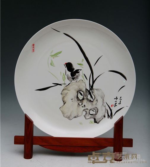 王一君《釉上彩》