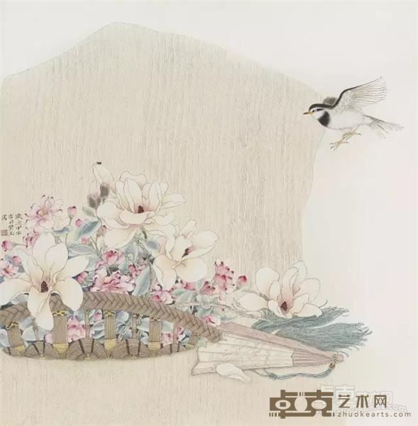 《春华秋实系列之增彩》 70×70cm