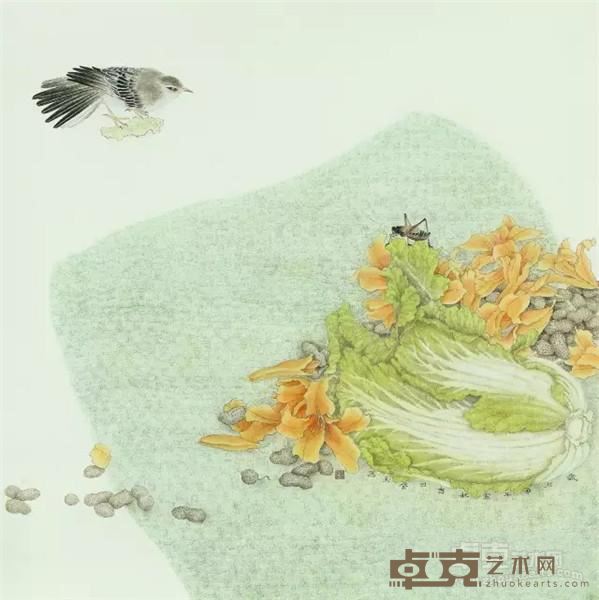《春华秋实系列之美意》 70×70cm