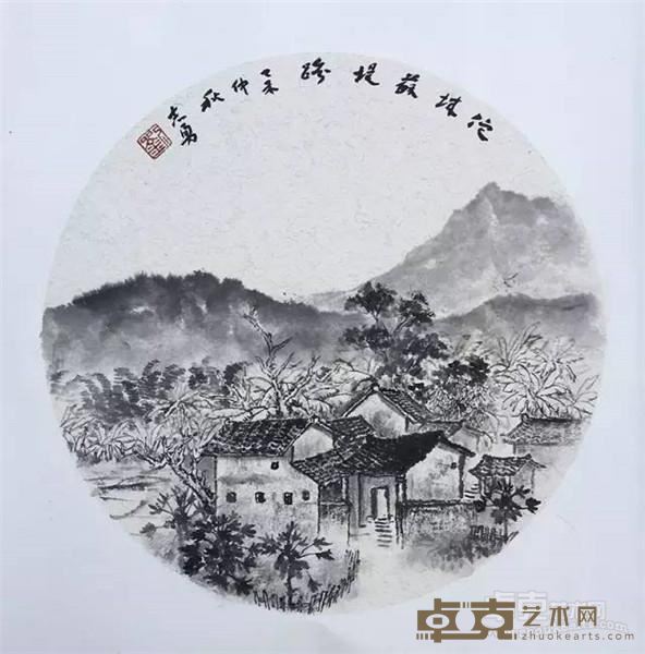 《佗城苏堤路写生》 刘志勇